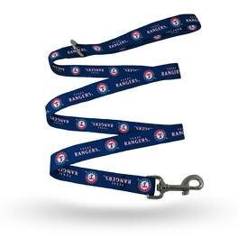 Sparo - Texas Rangers Double Print Pet Leash - Blue