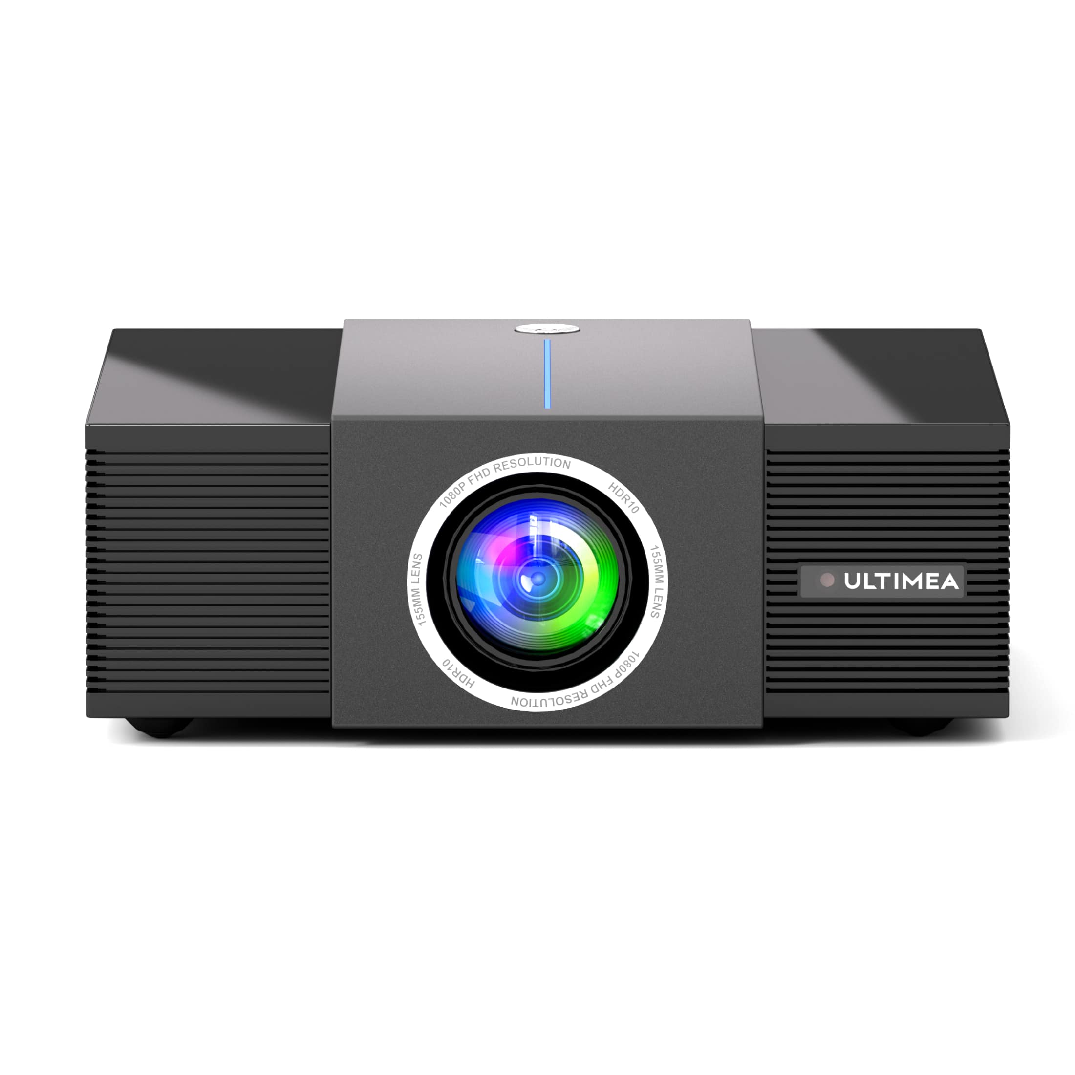 Ultimea - 4K Projector,900 ANSI Lumens,Obstacle Avoidance,6D Keystone,Full HD Native 1080P,WiFi & Bluetooth,Apollo P60S - Black