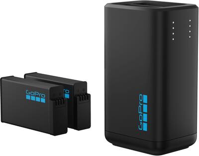 GoPro Dual Battery Charger + 2 Enduro Batteries for MAX2 Black GoPro Dual Battery Charger + 2 Enduro Batteries for MAX2 Black