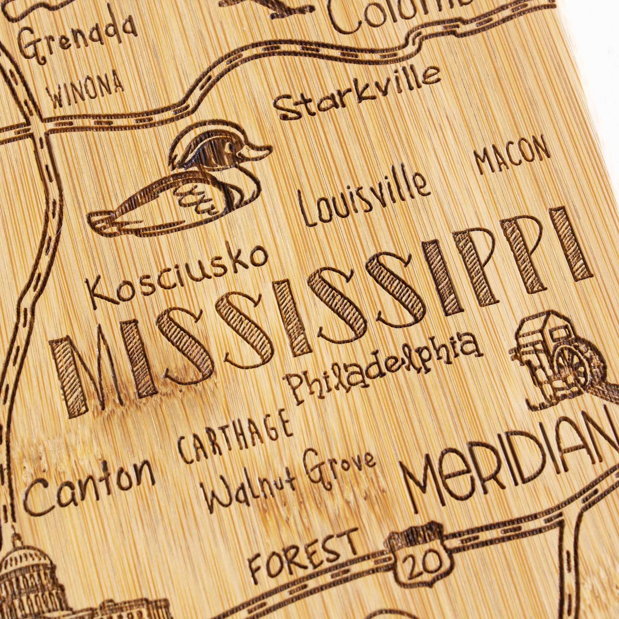 Grenada  
WINONA  
Starkville  
MACON  
Louisville  
MISSISSIPPI  
Kosciusko  
Philadelphia  
CARTHAGE  
Grove  
MERIDIAN  
Canton  
Walnut Grove  
FOREST  
20
