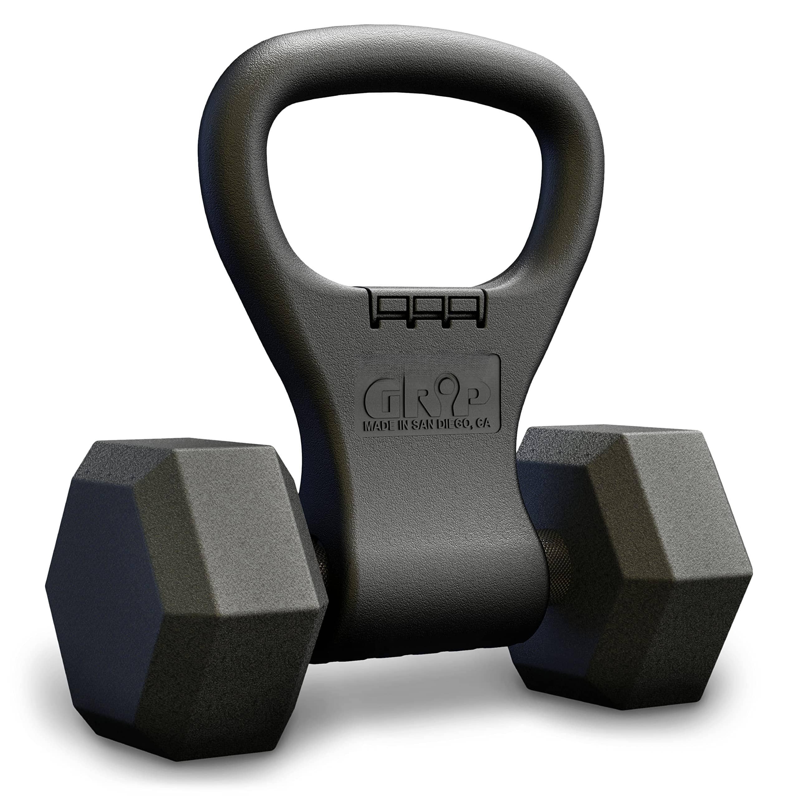 Alchemy Casas - The As Seen On Shark Tank Converts Your Dumbbells Into Kettlebells Made In Dumbbell Grip Handle p TURNS - Multi