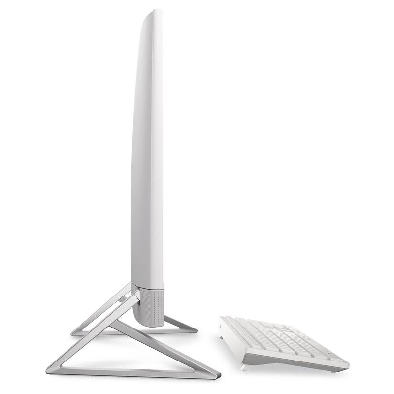 Alt View 3. Dell - Dell 23.8" FHD Touchscreen All-in-One Desktop,Intel Core 7 150U,32GB DDR5,2TB SSD+1TB Docking Station,Win 11 Pro,White - White.