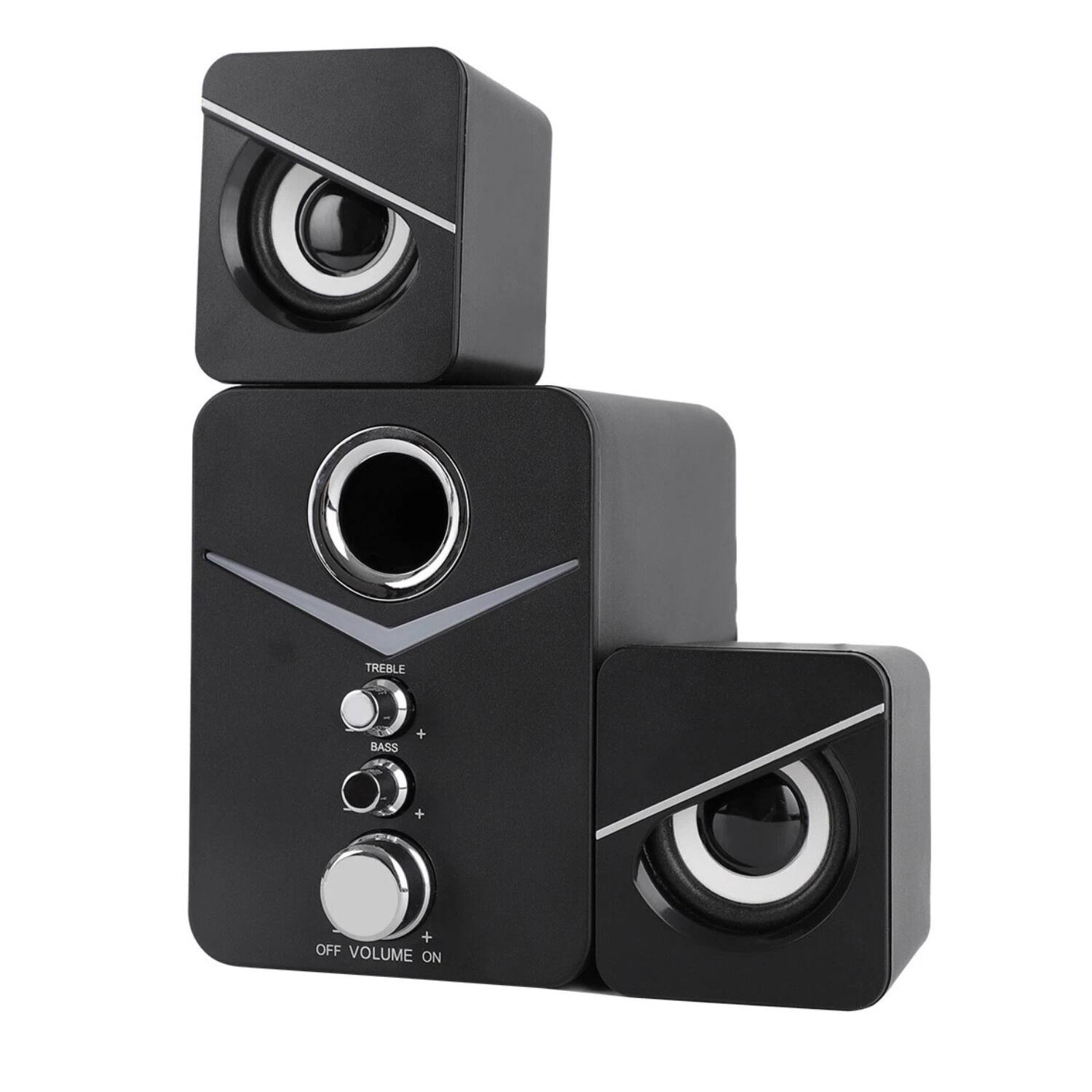 TREBLE  
BASS  
OFF VOLUME ON