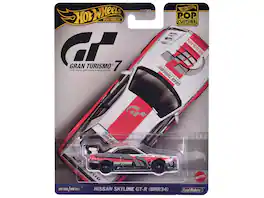 Nissan GT-R Nismo GT3 #23 "Gran Turismo 7" Video Game Diecast Model Car by Hot Wheels - White