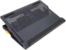 Front. Targus - Chill Mat+ Laptop Cooling System with 4-Port USB Hub - Gray.