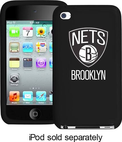 Front Standard. Tribeca - Brooklyn Nets Silicone Case for 4th-Generation Apple® iPod® touch - Black.