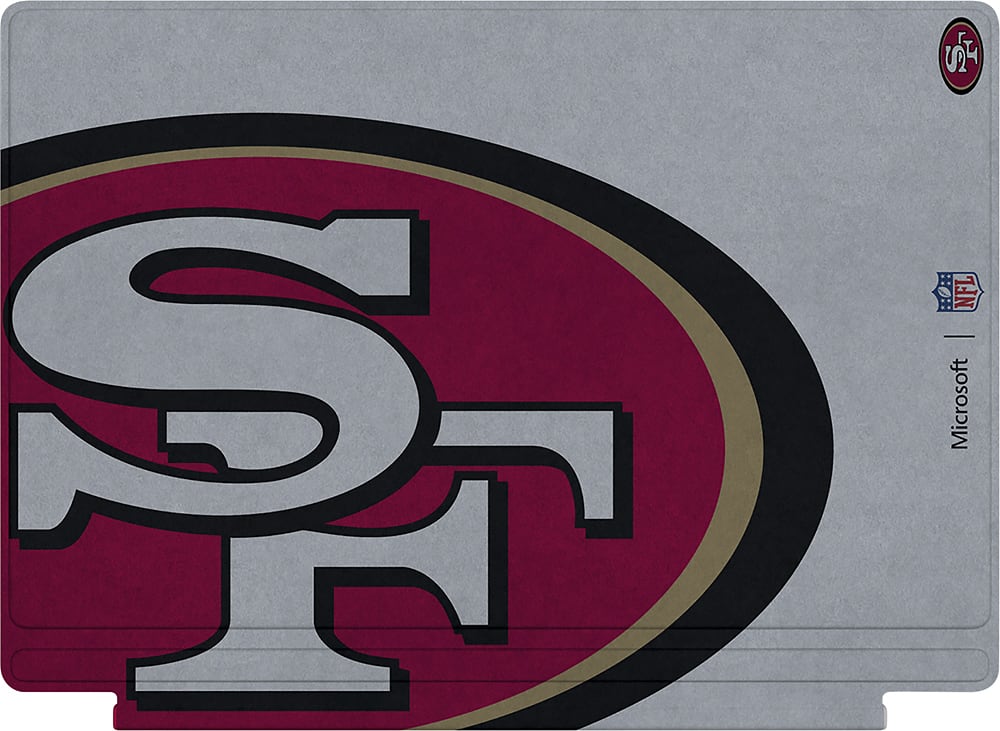Front. Microsoft - Surface Pro 4 Special Edition NFL Type Cover - San Francisco 49er's.
