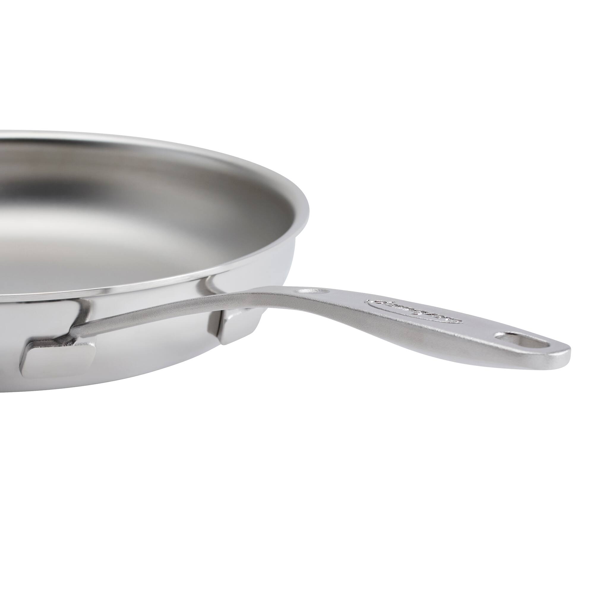 Alt View 3. Demeyere - Demeyere Industry 5 Nanotouch 11-inch fry pan - Stainless Steel.