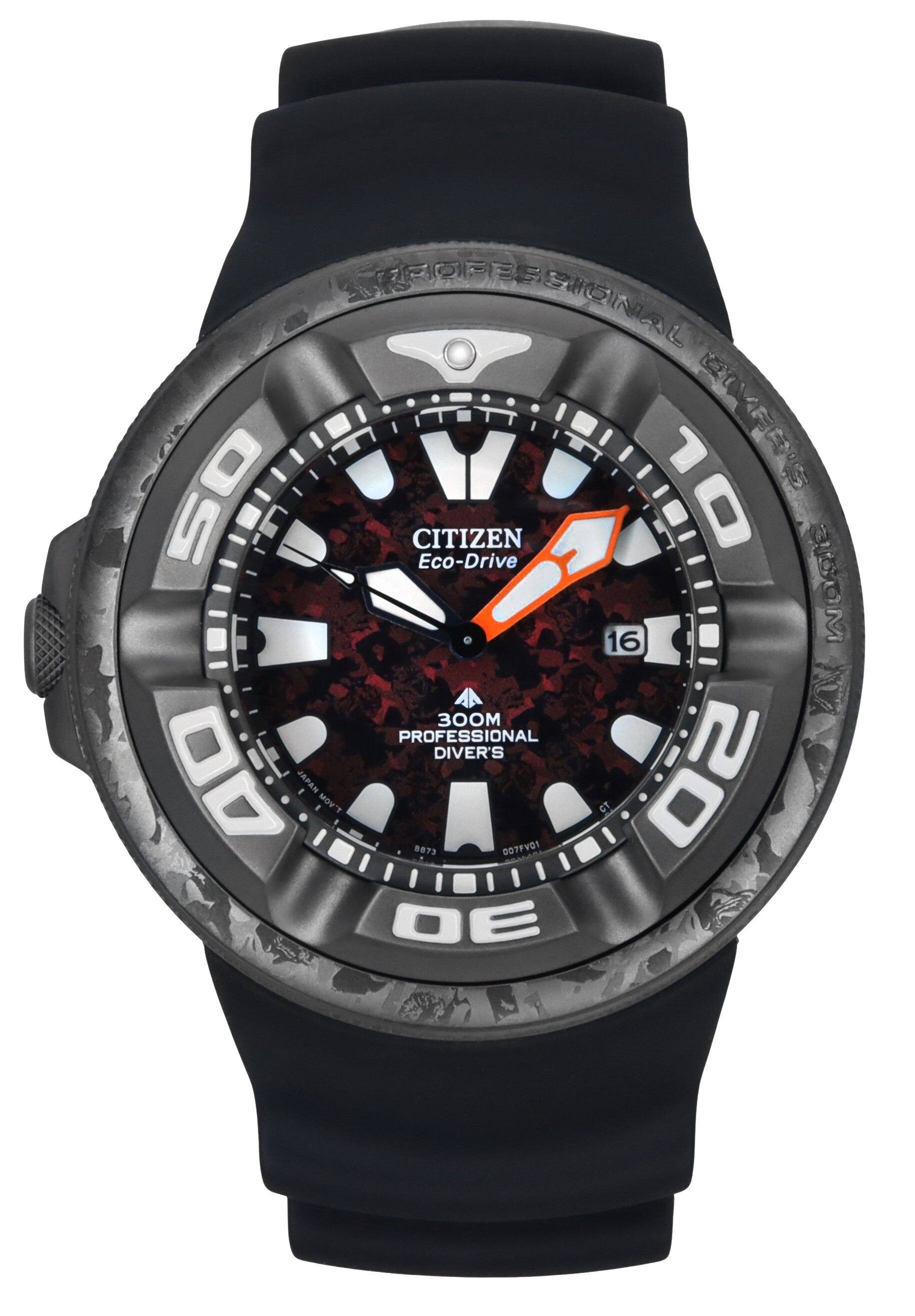 CITIZEN Eco-Drive  
300M PROFESSIONAL DIVER'S  
JAPAN MOV'T  
073 007FV01 CT  
OS OE