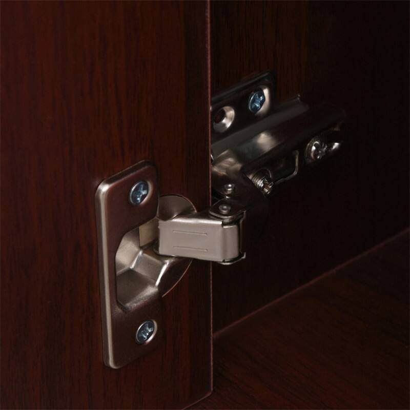 Alt View 5. HTUTWOO - 13.8"W Mobile Storage File Cabinet with Drawer - Printer Stand on Wheels, Particle Board Organizer, Lockable Casters - Brown.