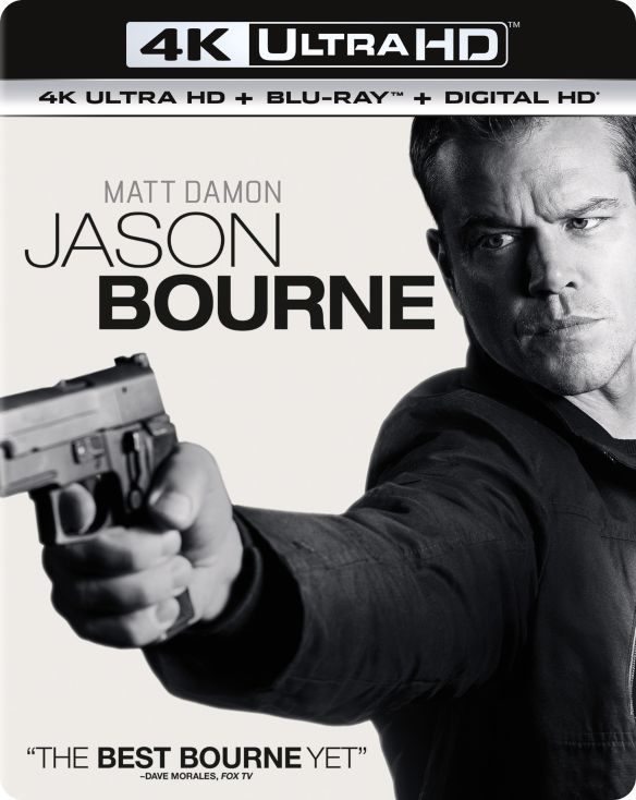  Jason Bourne [Includes Digital Copy] [4K Ultra HD Blu-ray/Blu-ray] [2016]