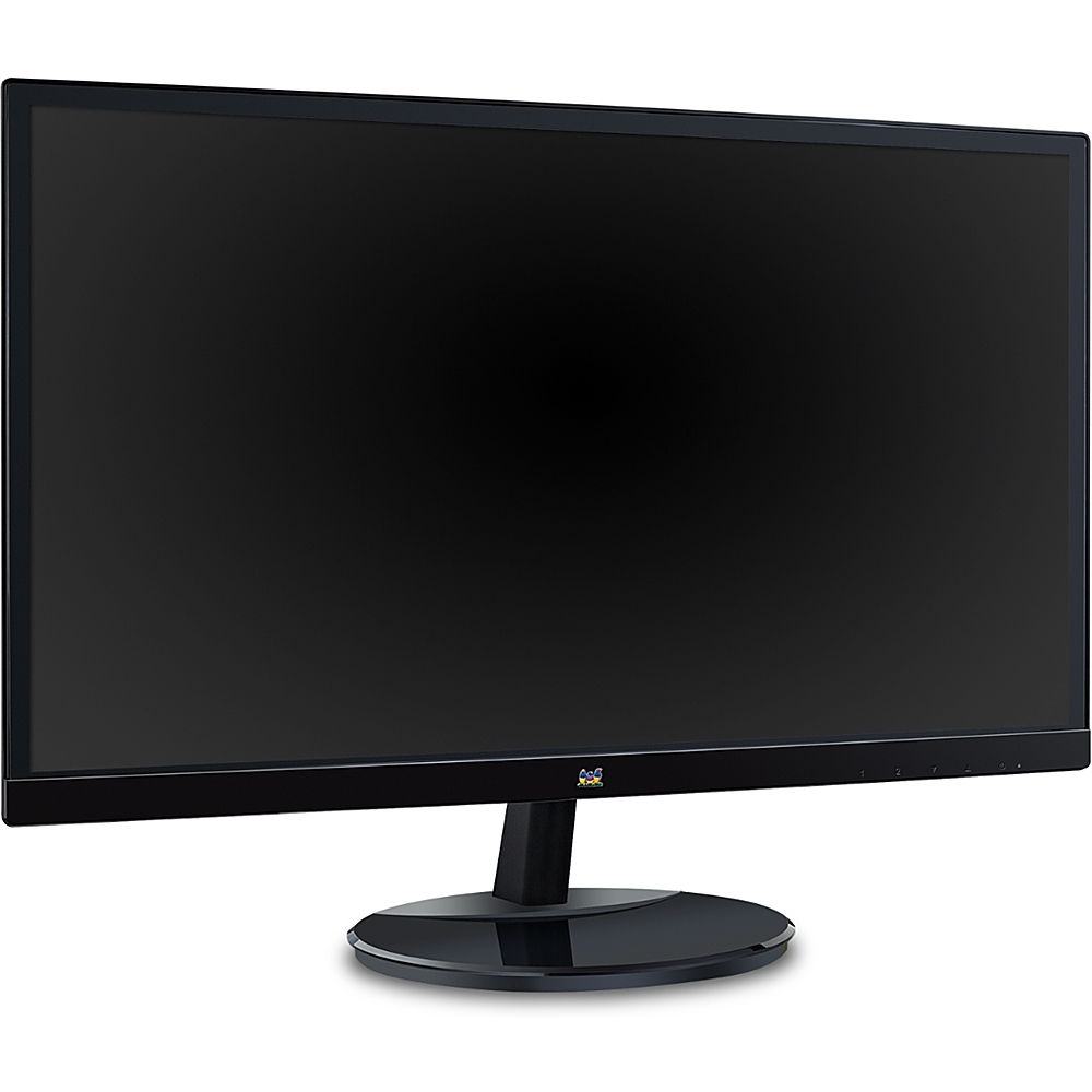 Angle View: ViewSonic - 21.5 LCD FHD Monitor (DisplayPort VGA, HDMI) - Black