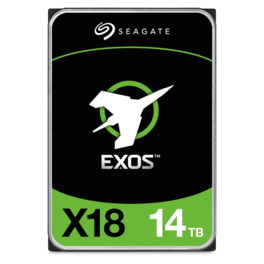 Seagate - ST14000NM000J Exos X18 14TB 3.5" 512E/4KN SATA SED Enterprise Hard Drive