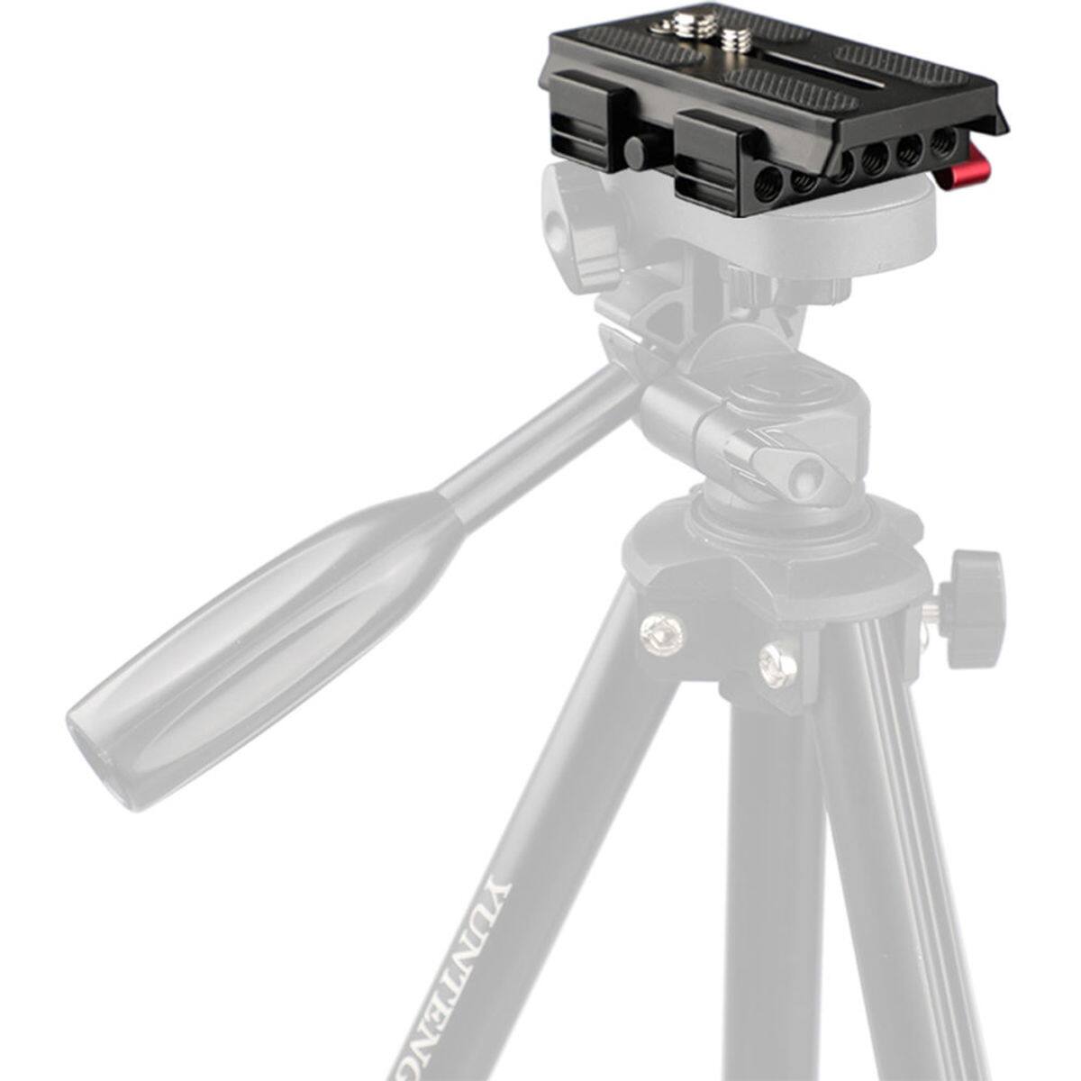 Alt View 4. CAMVATE - CAMVATE Quick Release Mount Base QR Plate for Manfrotto Standard Accessory.