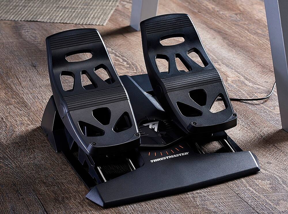 Alt View 18. Thrustmaster - T.Flight Rudder Pedals for Xbox Series X|S, Xbox One, PS5, PS4, and PC - Black.