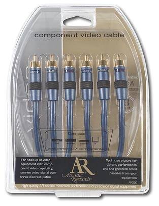 Front Standard. Acoustic Research - 3' Component Cable.