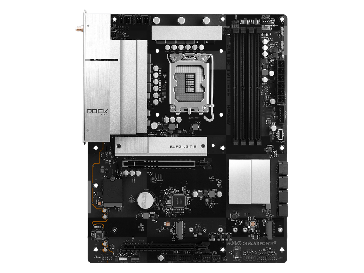 ROCK SOLID  
BLAZING M.2  
ASRock  
CE RoHS FC