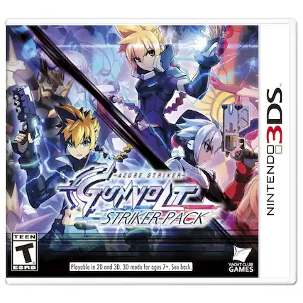 Front. Yacht Club Games - Azure Striker Gunvolt: Striker Pack. - T (Teen 13+)