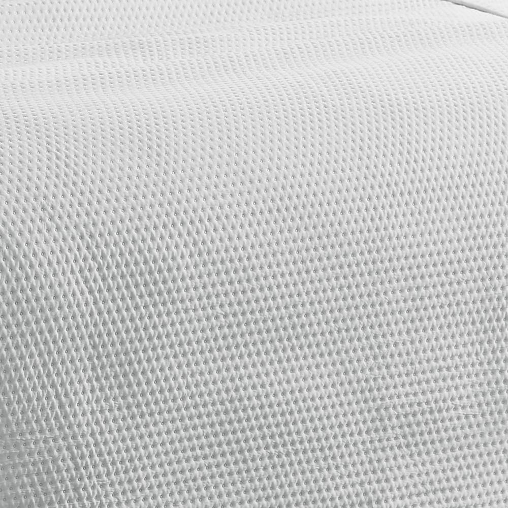 Alt View 3. RT Designers Collection - RT Designers Collection Caitlyn 3 Pieces Washed Pinsonic Lightweight Quilts Set Queen Size For Bedding Silver - Silver.
