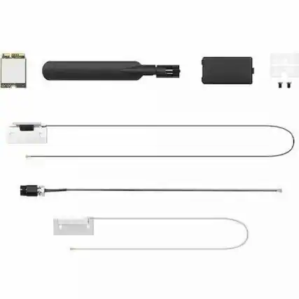 Front. Lenovo - Lenovo ThinkStation Intel Wi-Fi 6E AX211 WLAN Module - Wireless LAN - Bluetooth - 802.11ax for Workstation - Black.