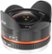 Front Zoom. Bower - 7.5mm f/3.5 Ultrawide Fish-Eye Lens for Micro Four Thirds Cameras - Black.