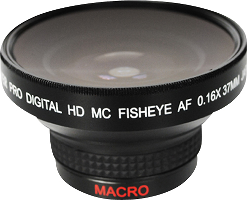 palm Met andere bands Ordelijk Best Buy: Bower High-Speed Super-Wide Fish-Eye Conversion Lens for Most  37mm Lenses Black VLB1637B