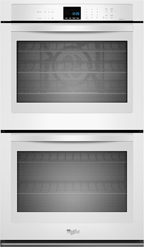  Whirlpool - 27&quot; Built-In Double Electric Convection Wall Oven - White