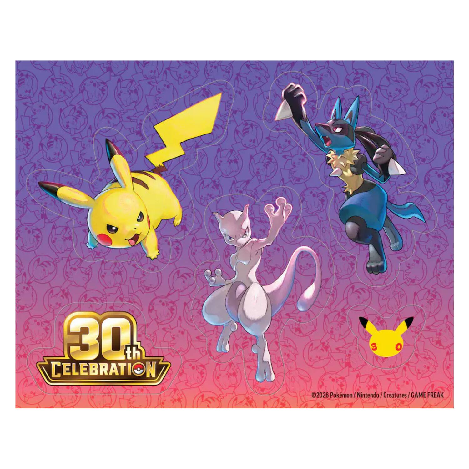 30th CELEBRATION

3
O

2026 Pokémon Nintendo Creatures GAME FREAK