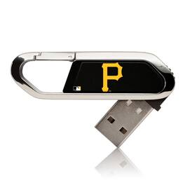 Keyscaper - Pittsburgh Pirates 32GB Solid Design Clip USB Flash Drive - Multicolor