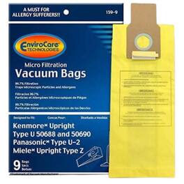 EnviroCare - 9-Pack Kenmore Type Z Upright Vacuum Bags – Microfiltration Replacement Bags