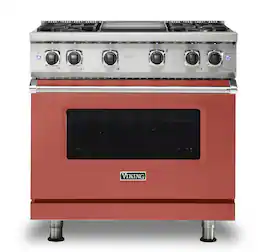 Viking - 5-Series Gas Sealed Burner Range - Spiced Cider