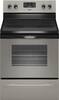 Whirlpool - 30" Self-Cleaning Freestanding Electric Range - Universal Silver-Front_Standard