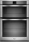 Whirlpool - 30" Single Electric Wall Oven with Built-In Microwave-Front_Standard