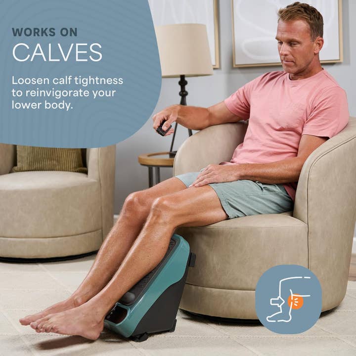 WORKS ON CALVES  
Loosen calf tightness to reinvigorate your lower body.