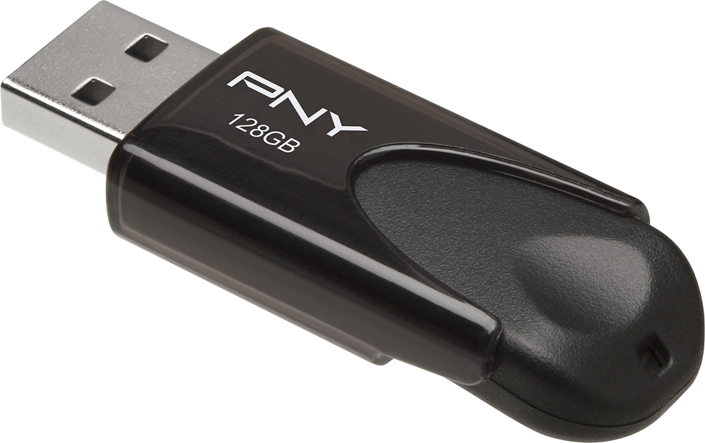 PNY Attaché 4 USB 2.0 Flash Drive Black P-FD128ATT4-GE - Best Buy