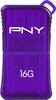 PNY - Micro Sleek Attaché 16GB USB Flash Drive - Purple-Front_Standard
