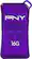 Front. PNY - Micro Sleek Attaché 16GB USB Flash Drive - Purple.