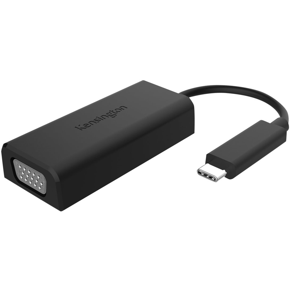 Kensington - USB Type-C to VGA External Video Adapter - Black