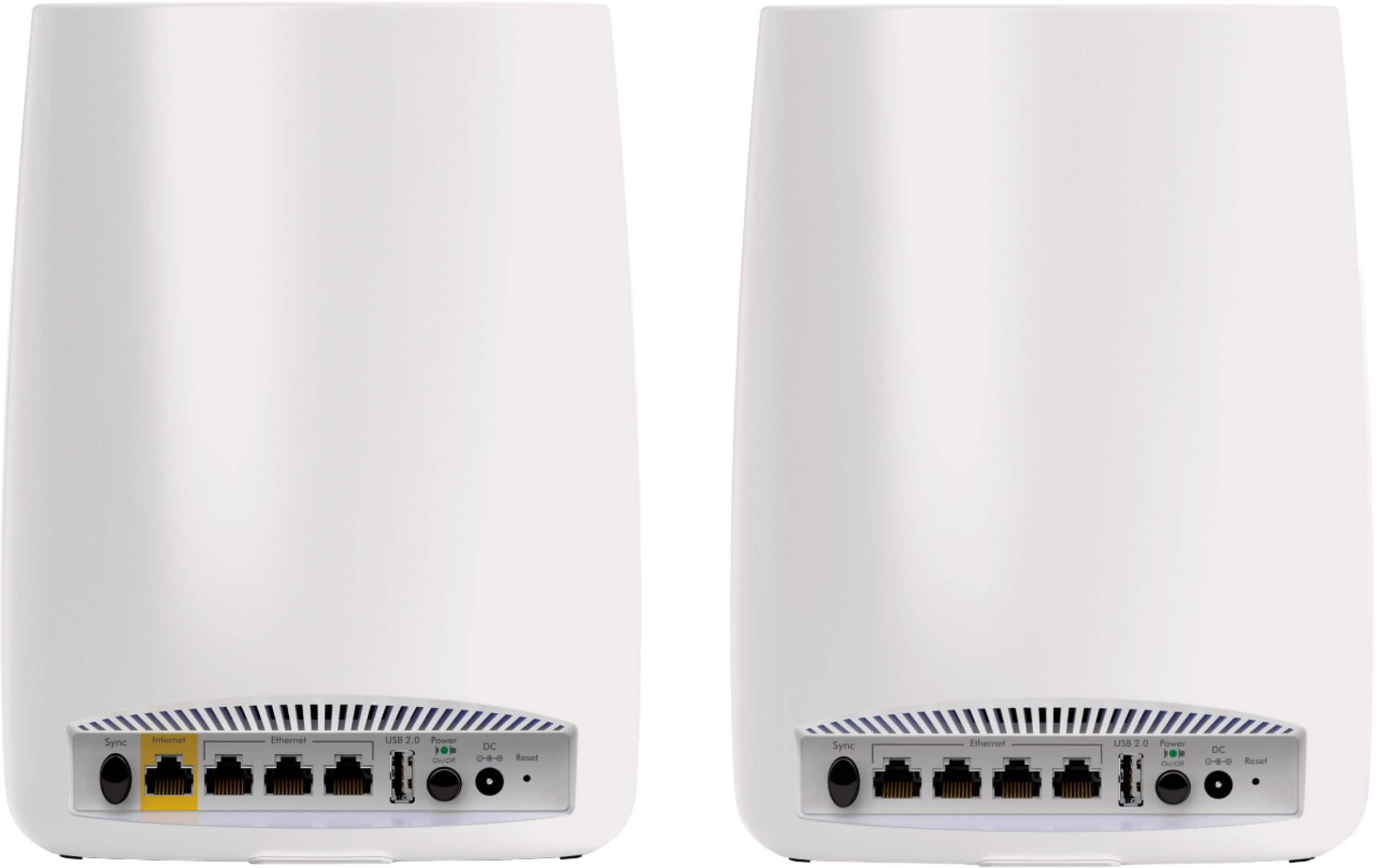Alt View 12. NETGEAR - Orbi AC3000 Tri-Band Mesh Wi-Fi System (2-pack) - White.