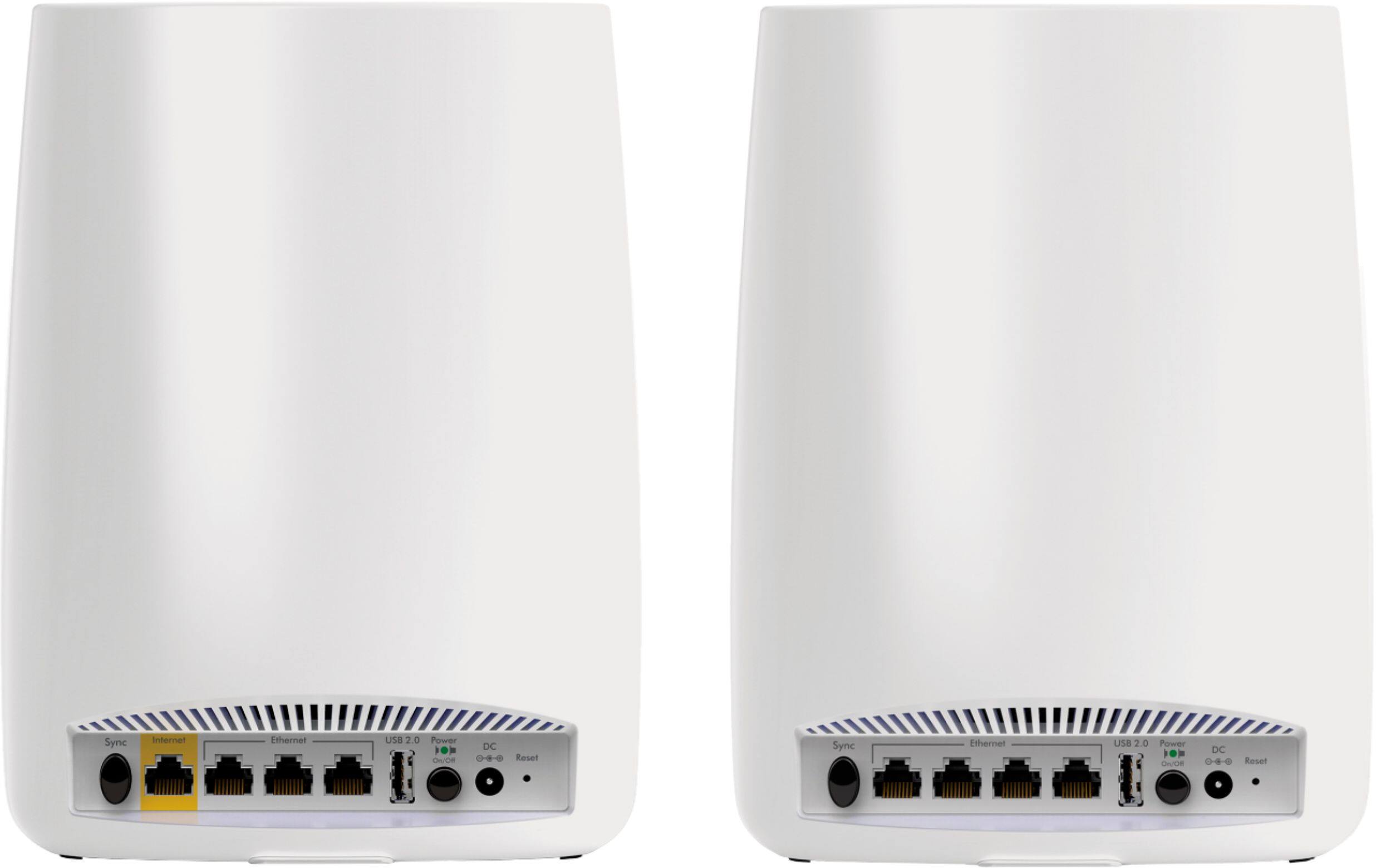Alt View 12. NETGEAR - Orbi AC3000 Tri-Band Mesh Wi-Fi System (2-pack) - White.