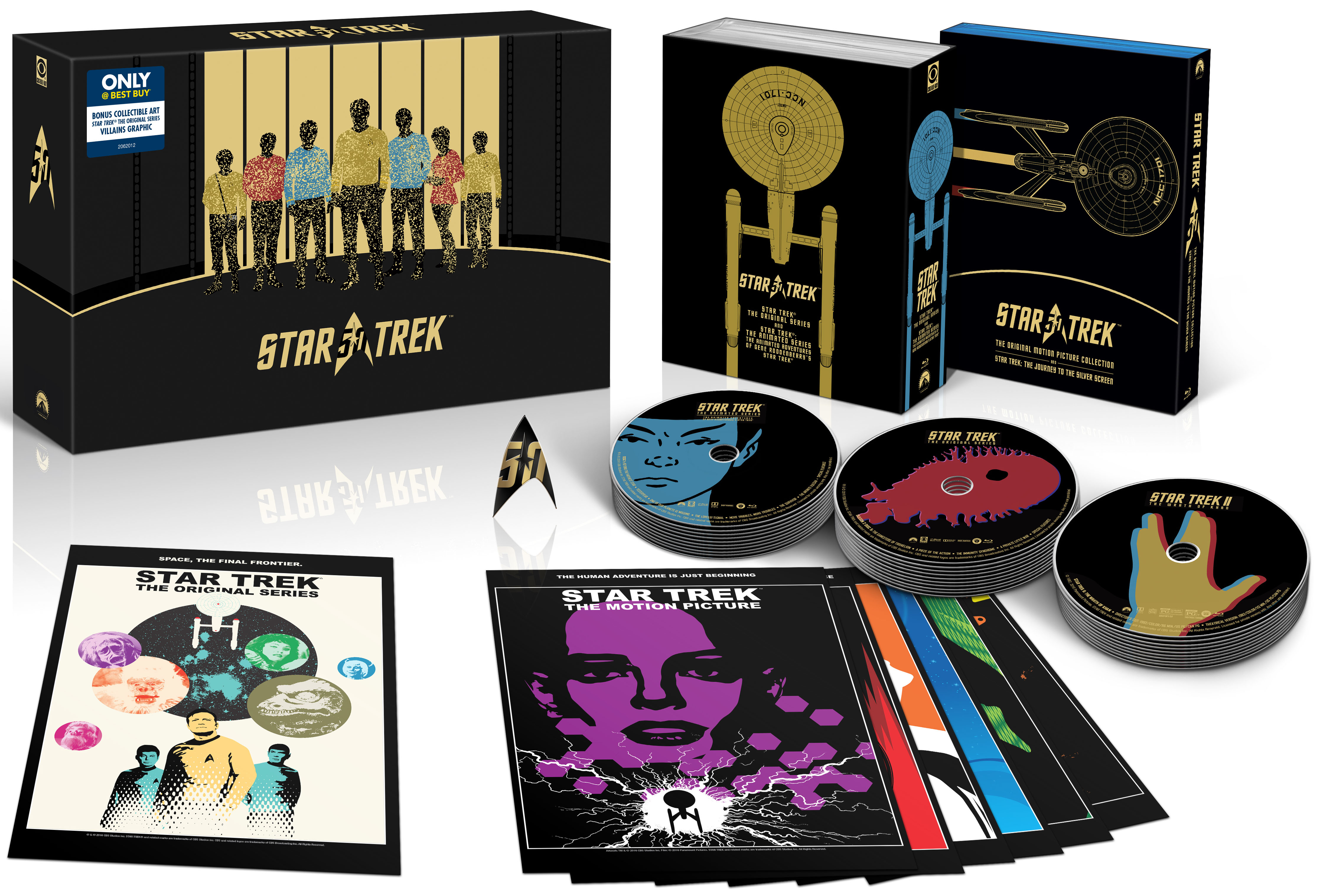 Star Trek: 50th Anniversary TV and Movie Collection [Blu-ray] [Only