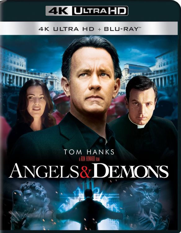  Angels &amp; Demons [4K Ultra HD Blu-ray/Blu-ray] [Includes Digital Copy] [2009]