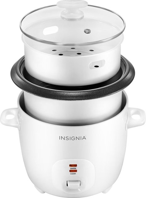 Insignia™ – 2.6-Quart Rice Cooker – White TODAY ONLY At Best Buy
