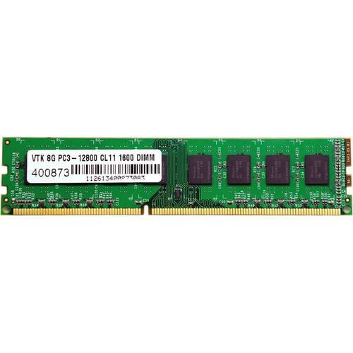 VisionTek - 8GB PC3-12800 DDR3 DIMM Unbuffered Non-ECC Desktop Memory - Green - Larger Front