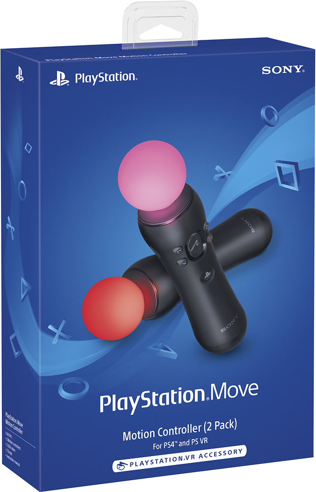 Best Buy: Sony PlayStation® Move Motion Controller (2-Pack) 3001562