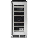 Viking - Professional 5 Series 24-Bottle Wine Cellar - Stainless steel - Front_Standard
