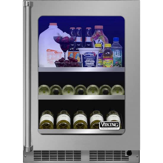 Viking Professional 5 Series 108 Can Beverage Cooler Vbui5240grss Best Buy