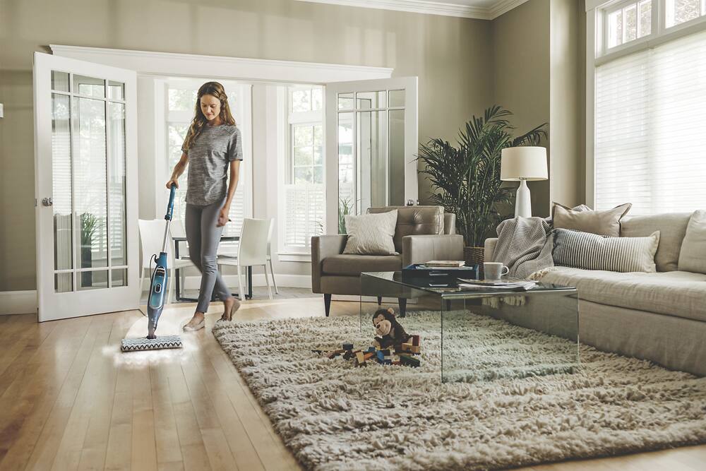 Alt View 14. Shark - Genius Steam Pocket Mop System - Green/Silver.