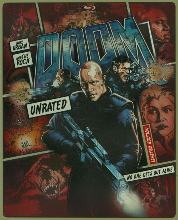  Doom [SteelBook] [Includes Digital Copy] [UltraViolet] [Blu-ray/DVD] [2 Discs] [2005]