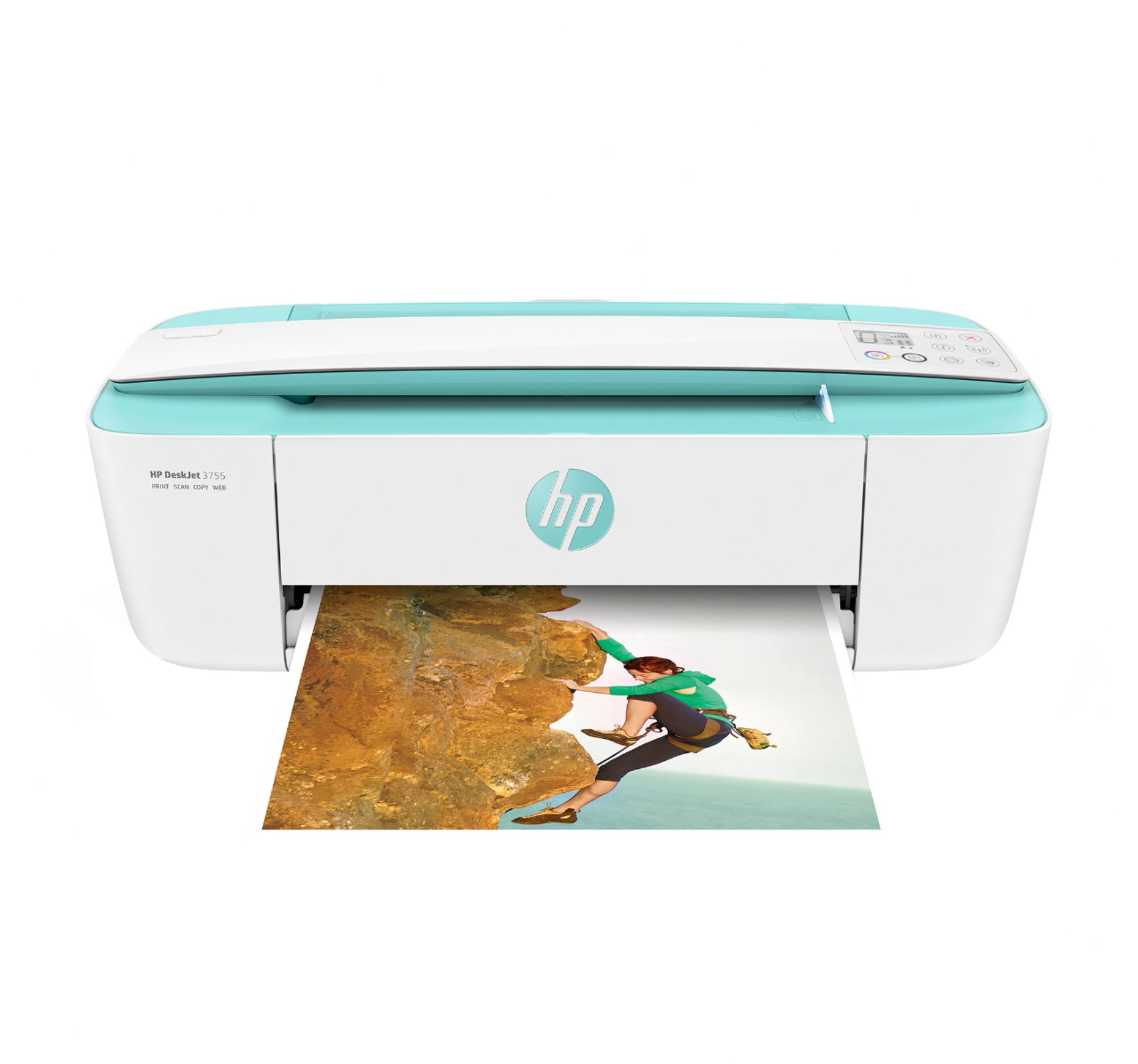 At understrege Robe sår Best Buy: HP DeskJet 3755 Wireless All-in-One Instant Ink Ready Inkjet  Printer Seagrass J9V92A#B1H